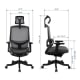 Loctek YZ502 Ergonomic Office Chair, Black