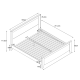 Loft Hampton Super King Bed Frame