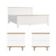 Loft Hampton 3PCS Bedroom Set B, Queen Bed