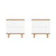 Loft Hampton 2PCS Bedside Table Set B