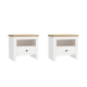 Loft Hampton 2PCS Bedside Table Set A