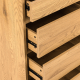 Loft Japandi Chest of 5 Drawers