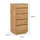 Loft Japandi Chest of 5 Drawers