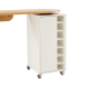 Loft Hansan Bar Table with Wine Storage