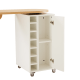 Loft Hansan Bar Table with Wine Storage