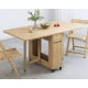 Loft Nordic Gateleg Table, Light Wood