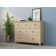 Loft Natsumi Chest of 7 drawers, 114x39CM, White stained oak veneer