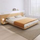 Loft Japandi Platform Bed Frame with 2 Bedside Tables, Queen