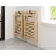 Loft Nordic Dining Chair, Light Wood, Set of 2