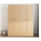 Loft Japandi Wardrobe, 160x60CM, White stained oak veneer