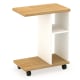 Loft Kalibri Laptop Stand, White & Light Wood