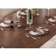 Loft Hansan Extendable Dining Table, Dark Wood, 120/150