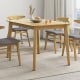 Loft Hansan Dining Chair, 52x73cm, Oak, Set of 2