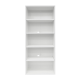 Loft Newton Bookcase, 5-Tier, White