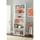 Loft Newton Bookcase, 76.2x34.5x208.4cm, White