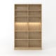 Loft Kiri Bookcase, 1.2m, Light Wood