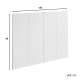 Loft Kiri Bookcase Door, 4 Doors, White