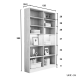 Loft Kiri Bookcase, 1.2m, White