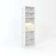 Loft Kiri Bookcase, 0.6m, White