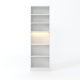 Loft Kiri Bookcase, 0.6m, White