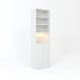 Loft Kiri Bookcase with 2 Doors, 0.6m, White