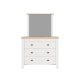 Loft Hampton Chest of 3 Drawers with mirror