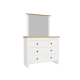 Loft Hampton Chest of 3 Drawers with mirror