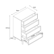 Loft Nora Chest of 4 Drawers