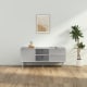 Loft Nora Entertainment Unit, 1.2m, Light Grey