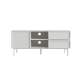 Loft Nora Entertainment Unit, 1.2m, Light Grey