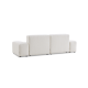 MODE Bravo 3.5-Seater Modular Sofa with Arm, Boucle, Cream White