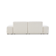 MODE Bravo 3.5-Seater Modular Sofa with Arm, Boucle, Cream White