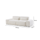 MODE Bravo 3.5-Seater Modular Sofa with Arm, Boucle, Cream White