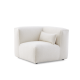 MODE Bravo Corner Sofa Module, Boucle, Cream White