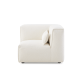 MODE Bravo Corner Sofa Module, Boucle, Cream White