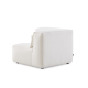 MODE Bravo Corner Sofa Module, Boucle, Cream White