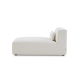 MODE Bravo Chaise Sofa Module, Boucle, Cream White