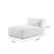 MODE Bravo Chaise Sofa Module, Boucle, Cream White