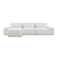 MODE Bravo 4.5-Seater Modular Sofa with Chaise & Arm, Boucle, Cream White
