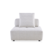 MODE Rubik 1-Seater Lounger Sofa, Oatmeal