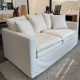 MODE Crepes 2.5-Seater Linen Sofa, Off-White