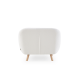 MODE Milo Boucle Armchair, Chalk White