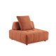 MODE Rubik 1-Seater Lounger Sofa, Burnt Orange