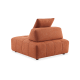 MODE Rubik 1-Seater Lounger Sofa, Burnt Orange