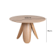 MODE Elara Round Dining Table 1.2m, Natural