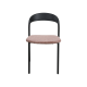MODE Elara Dining Chairs, Black & Brown, Set of 2