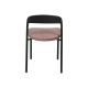 MODE Elara Dining Chairs, Black & Brown, Set of 2