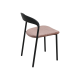 MODE Elara Dining Chairs, Black & Brown, Set of 2