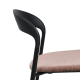 MODE Elara Dining Chairs, Black & Brown, Set of 2