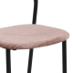MODE Elara Dining Chairs, Black & Brown, Set of 2